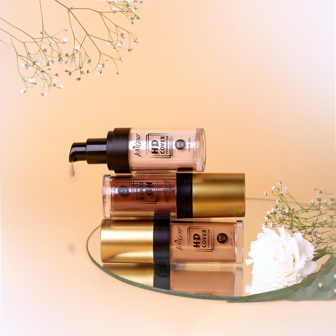 Justgold HD Cover Foundation